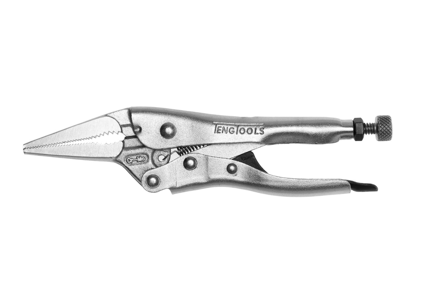 Teng Tools 404-6S Pince de verrouillage à mâchoire étroite à nez long de 6 pouces