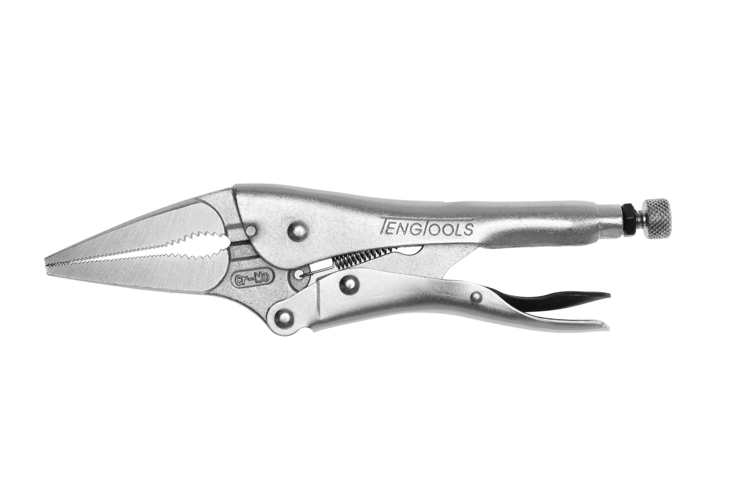 Teng Tools 9 Inch Plated Long Nose Power Grip Pliers 404-9