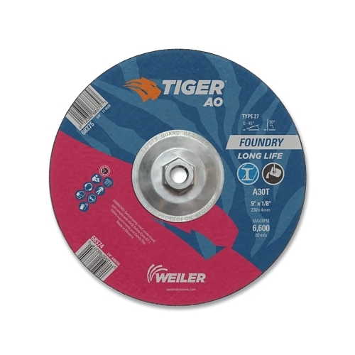 Mercer Industries Long Life Grinding Wheel - 24 Grit Aluminum Oxide, For Angle Grinders On Metal