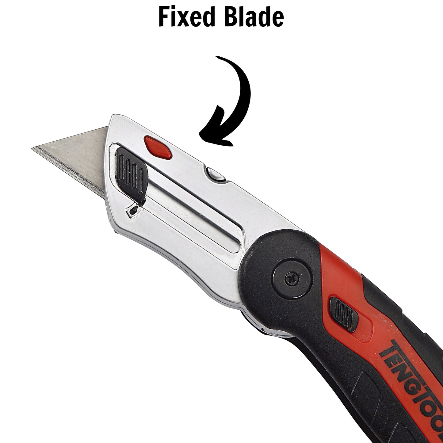 Teng Tools Couteau Utilitaire Universel Pliant / Coupe-boîtes avec Lame Fixe - 712