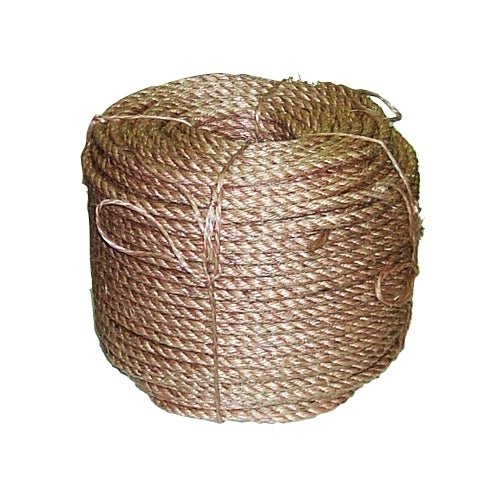 Anchor Brand Manila Rope, 600 Ft, Yarn, 1/2 Inches Dia, 3 Strands