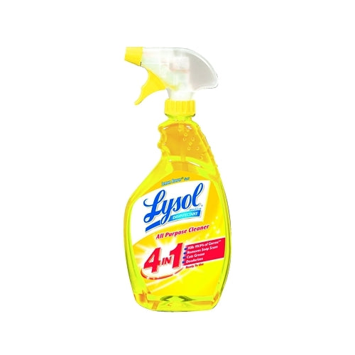 Reckitt Benckiser Lysol Disinfectant All-Purpose Cleaner, 32 Oz, Trigger Spray Bottle, Lemon Scent - 12 per CA - CB75352