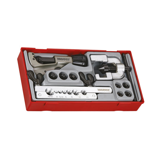 Juego de herramientas para abocardar tubos de 10 piezas Teng Tools - TTTF10