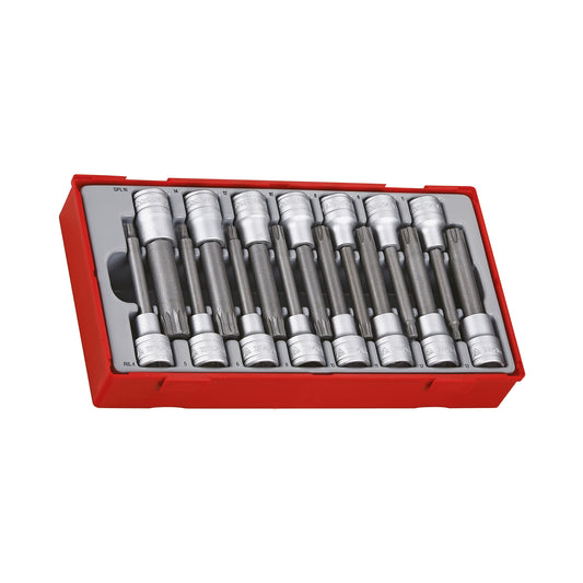 Teng Tools TTRS15 - Juego de vasos estriados y ribeteados con accionamiento de 15 piezas, 15 piezas