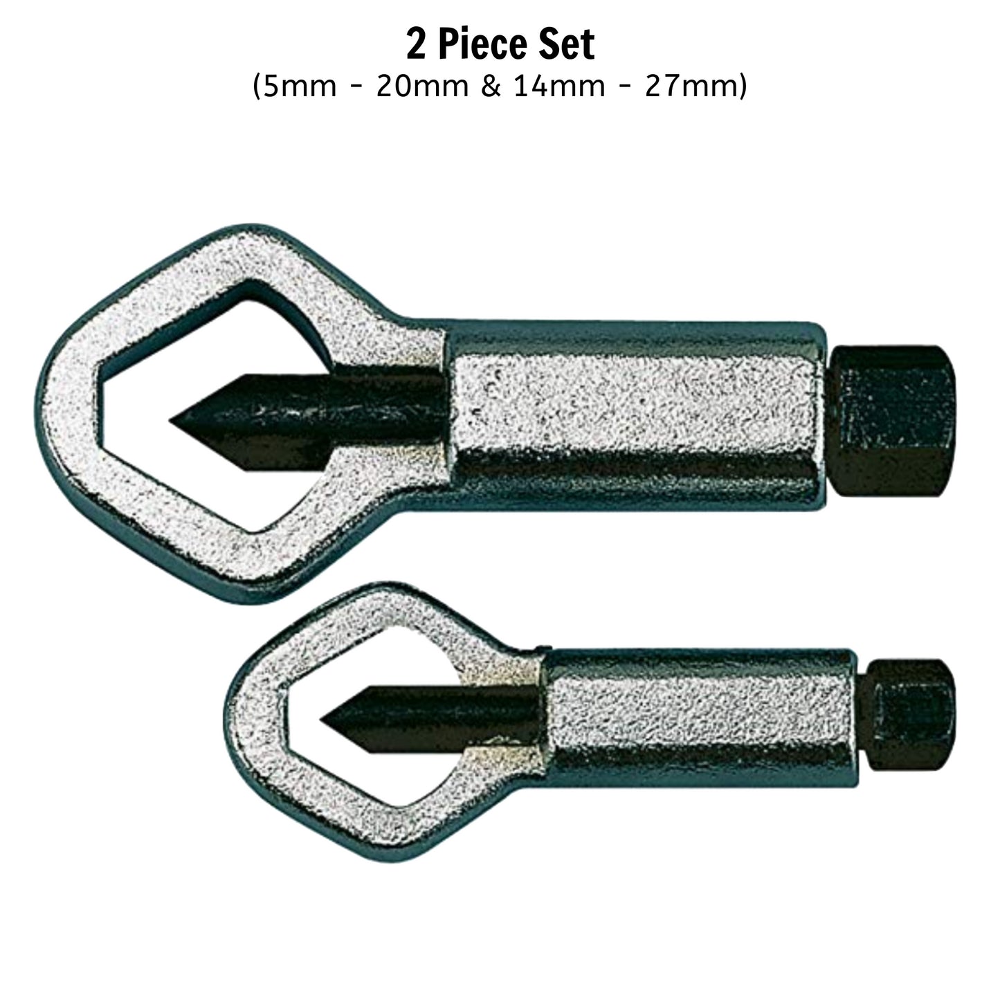 Teng Tools Ensemble de 2 séparateurs d'écrous pour enlever les écrous cassés/endommagés/corrodés/coincés – NS02