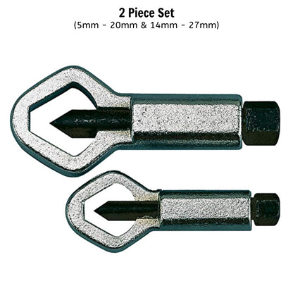Teng Tools Ensemble de 2 séparateurs d'écrous pour enlever les écrous cassés/endommagés/corrodés/coincés – NS02