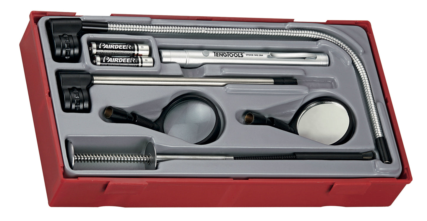 Teng Tools Service d'huile 40 pièces, extracteur, extracteur, collier de serrage et kit d'inspection - TC-6T-24 