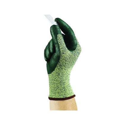 Hyflex 11-511 Nitrile Palm Coated Gloves, Green/Yellow - 12 per BG