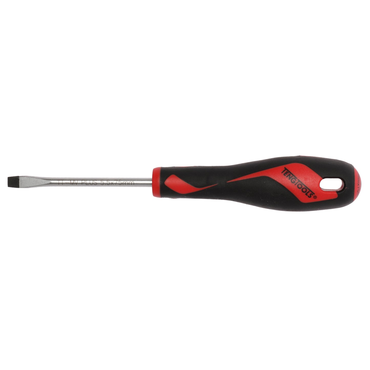 Teng Tools Tournevis à tête fendue de type plat de 5,5 mm / 7/32 pouces x 75 mm / 3 pouces de long - MD922N 