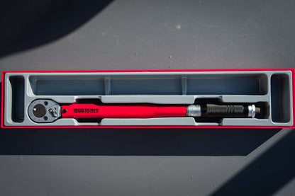 Teng Tools Llave dinamométrica métrica con accionamiento de 1/2 pulgada, 40-200 Nm - TTX1292