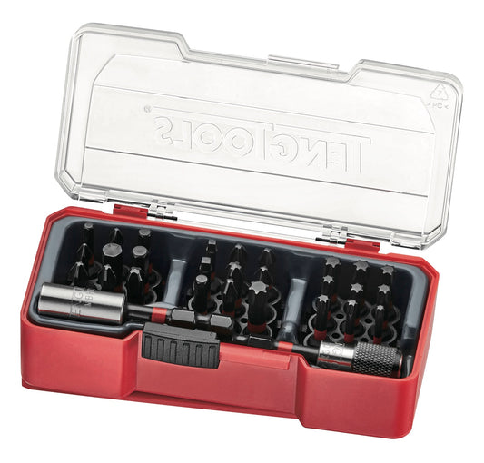 Teng Tools Juego de puntas de destornillador de impacto ROB, Torx, hexagonal, con accionamiento hexagonal de 1/4 de pulgada, 30 piezas - TJ1430