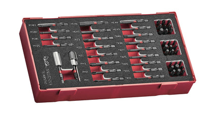 Teng Tools TC-6T-15 - Kit de espuma para punzón/cincel, broca de torsión e impacto, 159 piezas 