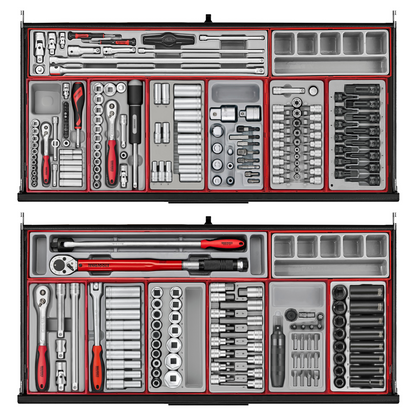 Teng Tools 1008 Piece PRO35 37 Inch Wide Black Roller Cabinet Workstation Tool Kit - TKW37B1008T