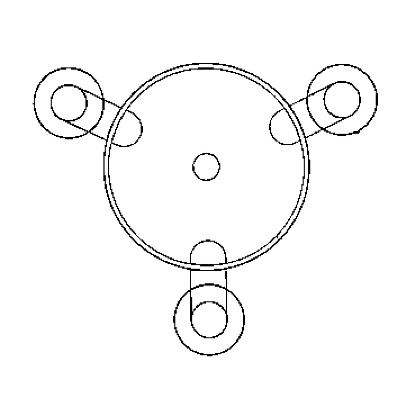 Teng Tools Ensemble de 3 compresseurs à ressorts hélicoïdaux d'une capacité de 9,84 pouces avec crochets de sécurité - AT200