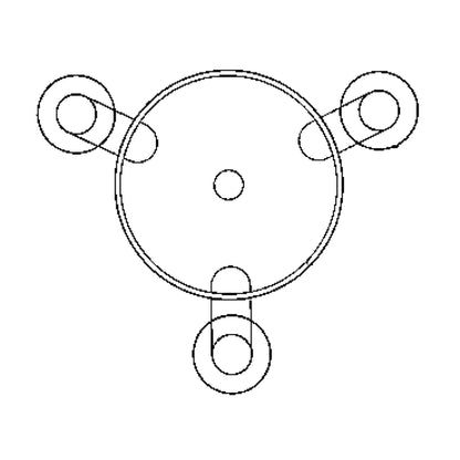 Teng Tools Ensemble de 3 compresseurs à ressorts hélicoïdaux d'une capacité de 9,84 pouces avec crochets de sécurité - AT200