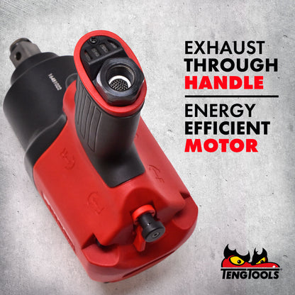Teng Tools Pistolet à clé à chocs pneumatique composite réversible à entraînement carré de 3/4 po à couple élevé - ARWC34