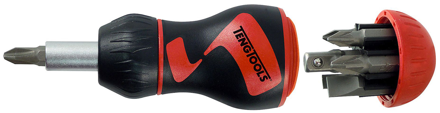 Juego de destornilladores de puntas de trinquete rechonchas Teng Tools - MDR908S