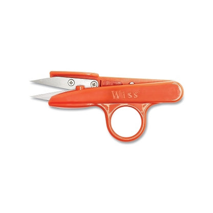 Crescentwiss Thread Quick-Clip Snips, 1 Inches Cut L, Straight Cut, Single-Ring Handle, Fabric-Thread - 1 per EA - 1570BN