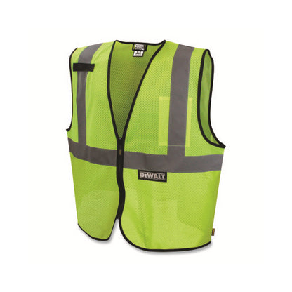 Dewalt Class 2 Economy Mesh Vest,  Green - 1 per EA