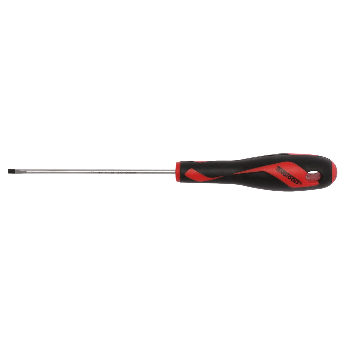 Teng Tools Tournevis à tête fendue de type plat de 3 mm / 1/8 pouces x 100 mm / 3,9 pouces de long - MD920N1 