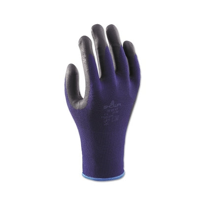 Showa 380 Coated Gloves, Black/Blue - 1 per DZ