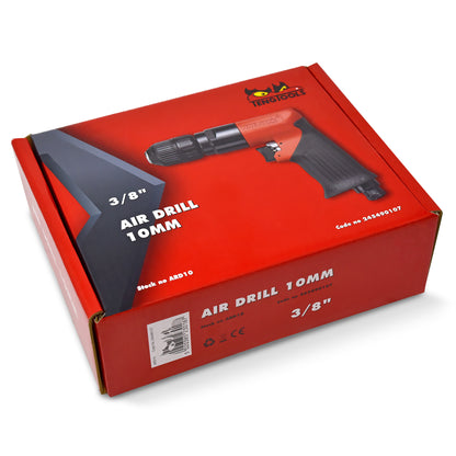 Teng Tools Estilo pistola Portabrocas de 10 mm 1800 RPM Taladro neumático reversible para mano izquierda y derecha - ARD10