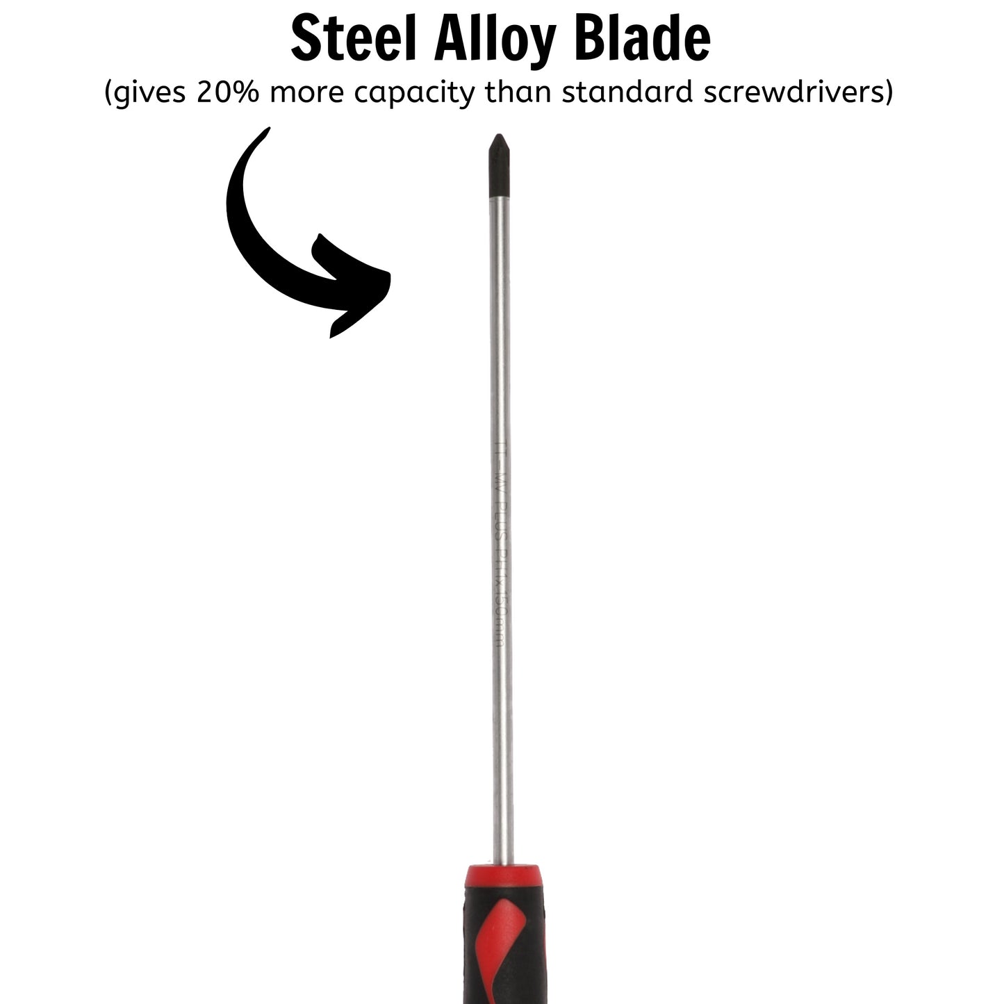 Teng Tools Destornillador Phillips de cabeza PH1 x 5,9 pulgadas/150 mm + mango ergonómico y cómodo - MD947N2 