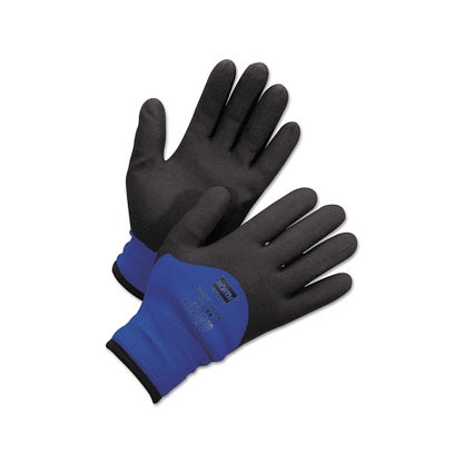 Honeywell North Northflex Cold Grip Coated Gloves, Black/Blue - 1 per PR