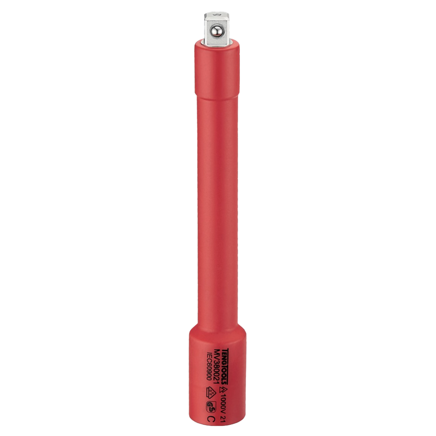 Teng Tools Barre d'extension isolée VDE, entraînement 3/8 pouces, 6 pouces de long, 1000 volts | Outil pour électriciens | Outil isolé | Outil électrique | Rallonge de prise - MV380021
