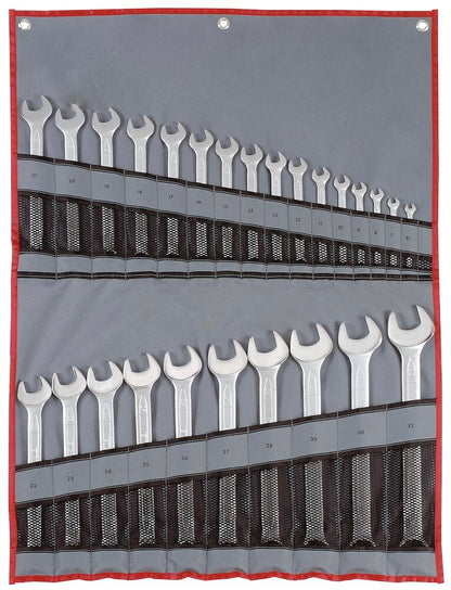 Teng Tools Juego de llaves combinadas métricas de 12 puntas y 26 piezas (6 mm - 32 mm) - 6526 mm