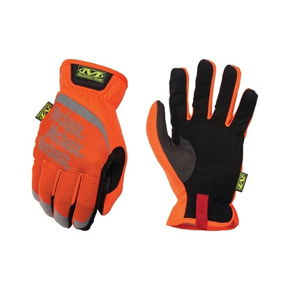 Mechanix Wear Hi-Viz Fastfit Gloves, Hi-Viz Orange - 1 per PR