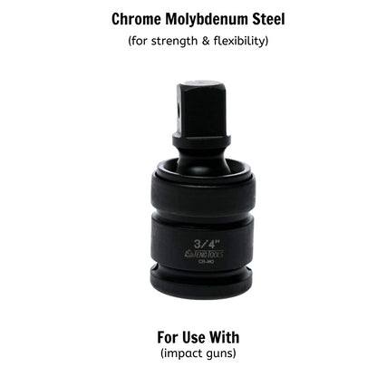 Teng Tools 940030-C Joint universel à impact en chrome-molybdène à entraînement 3/4"