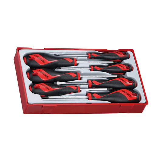 Teng Tools Juego de destornilladores ranurados, tipo PH y PZ de 7 piezas - TT917N