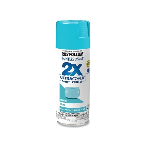 Rustoleum Painter'S Touch Ultra Cover 2X Spray, 12 Oz, Seaside, Gloss ...