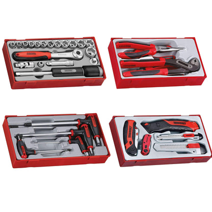 Teng Tools 173 Piece Complete Mixed Service Tool Kit With Free Tool Box - TC806SV-KIT3