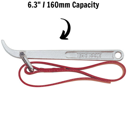 Teng Tools - Clé réglable pour filtre à huile avec sangle robuste - 9123