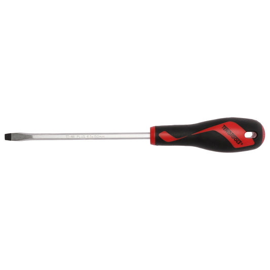 Teng Tools Tournevis à tête fendue de type plat de 6,5 mm / 1/4 pouce x 150 mm / 5,9 pouces de long - MD932N1 