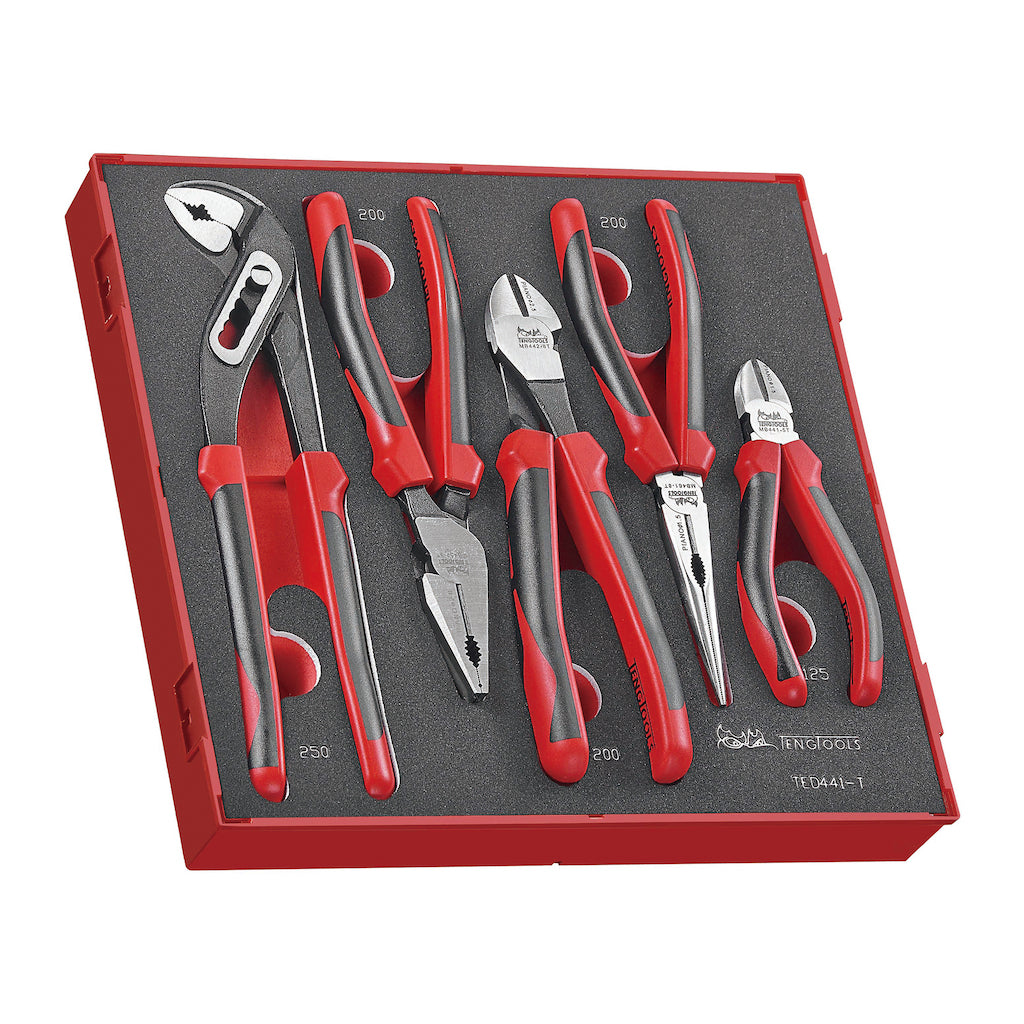 Teng Tools 98 Piece Wrench, Plier & Bit Foam Kit - TC-6T-11