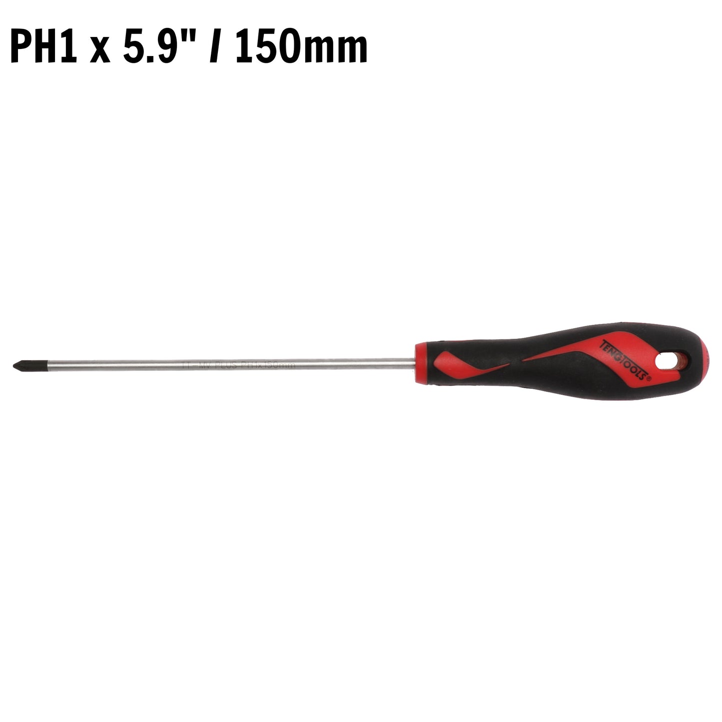 Teng Tools Destornillador Phillips de cabeza PH1 x 5,9 pulgadas/150 mm + mango ergonómico y cómodo - MD947N2 
