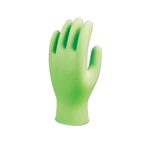 Showa 7705Pft Disposable Nitrile Gloves, Powder Free, 4 Mil, Fluorescent Green - 1 per DI
