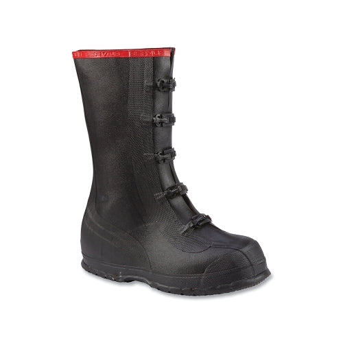 Ranger Rubber Overboots, Latex, Black/Red - 6 per CA