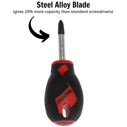 Teng Tools Destornillador Phillips de cabeza PH2 x 1,5 pulgadas/38 mm + mango ergonómico y cómodo - MD948N 