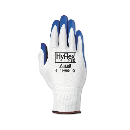 Hyflex 11-900 Nbr Gloves, 10, Blue/White - 12 per DZ - 103351