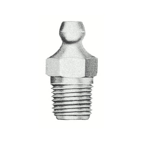 Alemite Leakproof Fittings, Straight, 29/32 In, Male/Male, 1/8 Inches (Npt) - 500 per BOX - 1650