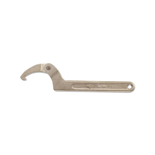 Ampco Safety Tools Adjustable Hook Wrenches, 4 3/4 Inches Opening, Hook, 11 In - 1 per EA - WP6ST