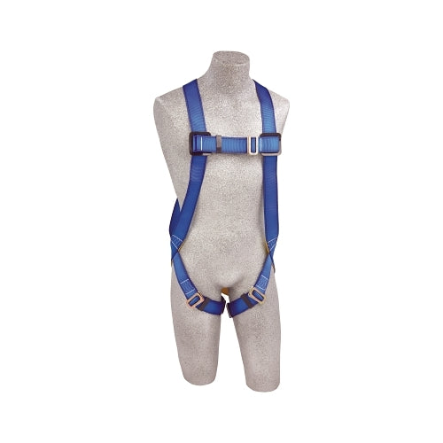 Protecta First Full Body Harnesses, Back D-Ring, Pass Thru Buckle Legs, X-Large - 1 per EA - 7510XL