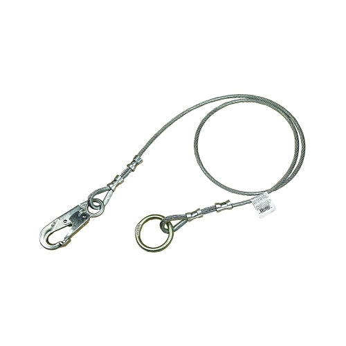 Protecta Cable Sling Tie Off Adaptors, Snap Hook/O-Ring - 1 per EA - AJ408AG