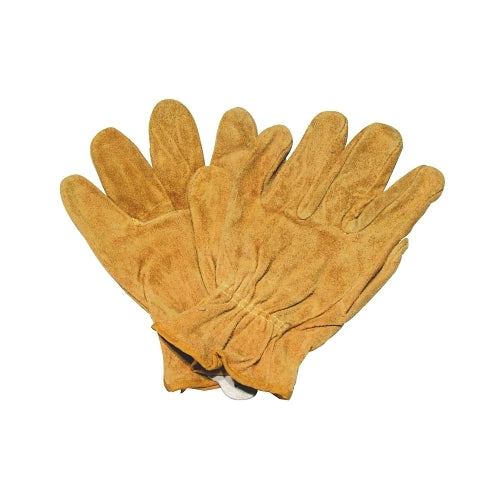 Anchor Brand Split Cowhide Leather Driver Gloves, Large, Unlined, Russet - 1 per PR - Q16