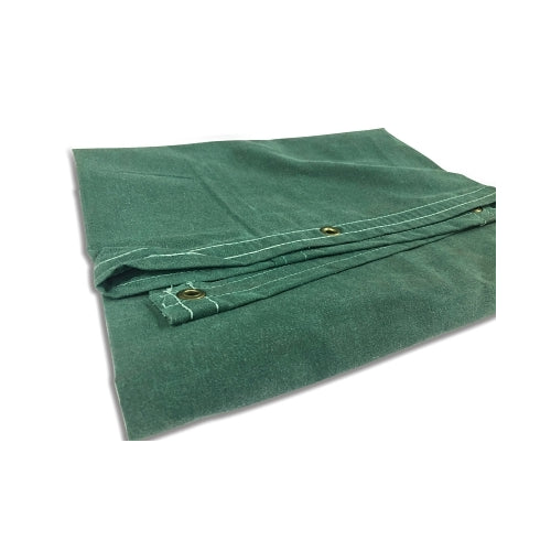 Anchor Brand Protective Tarps, 9 Ft Long, 7 Ft Wide, Green Canvas - 1 per EA - 92542