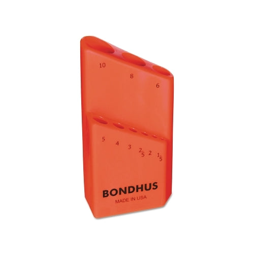 Bondhus Bondhex Cases, Replacement Hex Key Case, Holds 9 Piece - 10 per PKG - 18099